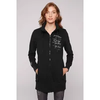 SOCCX Sweatjacke SOCCX Gr. M, schwarz Damen Sweatjacken mit Baumwolle