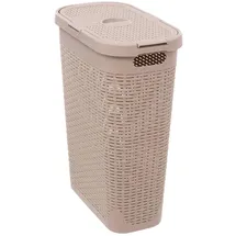 5five simply smart 5five Wäschekorb hoch aus Kunststoff 40 l
