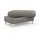 sit&more Hocker Marano mit Stauraum 102 x 43 x 67 cm Grau