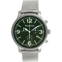 Messerschmitt Uhr Flieger Chronograph ME-3H204M Edelstahl