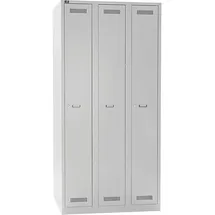 BISLEY Garderobenschrank Metall 50 x 90 x 185 cm Lichtgrau
