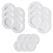 Villeroy & Boch Cellini Teller-Set 18er Set weiß