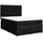 vidaXL Boxspringbett 140 x 200 cm Schwarz
