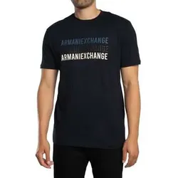 EAX  T-Shirt Brand Echo Grafik-T-Shirt  in Blau, EU L