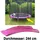 Carparts-ONLINE 244cm Trampolin Sprungfedern Schutz Abdeckung Pink