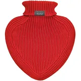Fashy HERZWÄRMFLASCHE MIT ROLLKRAGEN-STRICKBEZUG 0,7 L