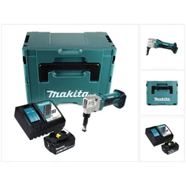 Makita DJN 161 RG1J Akku Knabberschere 18 V + 1x Akku 6,0 Ah + Ladegerät + Makpac