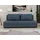 Homesy Schlafsofa Schlafsofa FACILE mit Bettkasten – Moderne 2-in-1 Couch mit Stauraum, mit Relaxfunktion blau