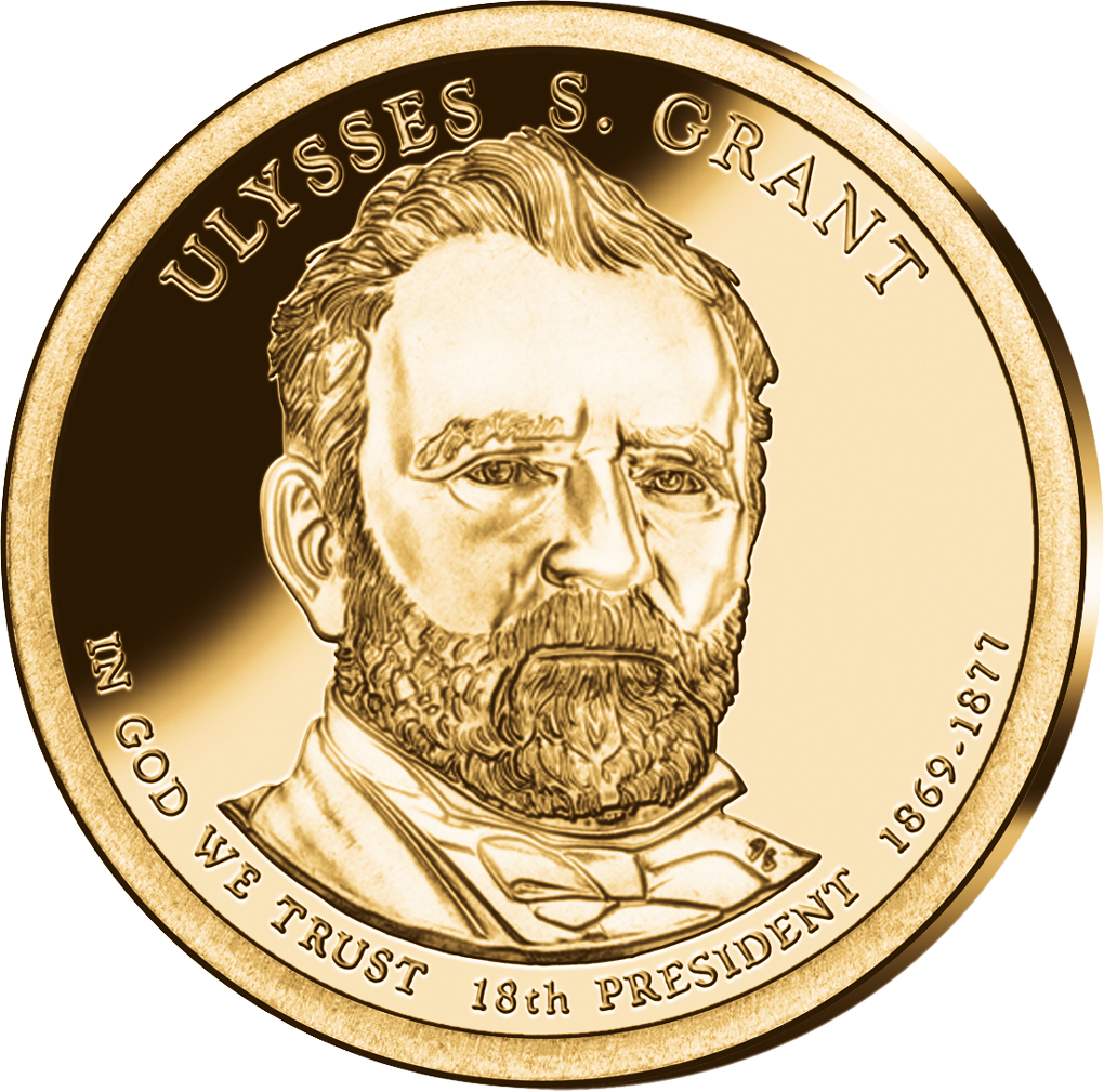 18. US-Präsidenten Dollar 'Ulysses S. Grant'