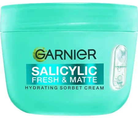 Garnier Salicylic Fresh & Matte Feuchtigkeitsspendende Sorbet Creme Tiegel 85ml