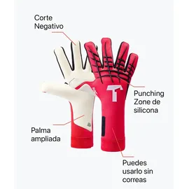 T1TAN Torwarthandschuhe rot 11
