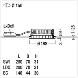 Zumtobel Group LED-Downlight PANOS R (62927417)