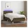 vidaXL Boxspringbett 100 x 200 cm Dunkelbraun