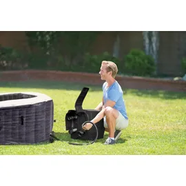 Intex PureSpa Greystone Deluxe 196 x 196 x 71 cm Grau