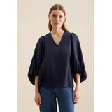 Seidensticker Bluse Schwarze Rose marine S