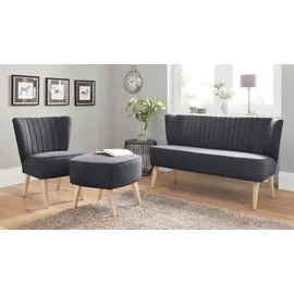 INOSIGN 2-Sitzer »Campi« bequemes Küchensofa, frei im Raum stellbar grau