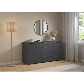 Rauch Kombikommode 160 x 81 x 42 cm grau