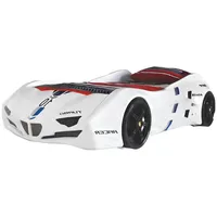 Xlmoebel Autobett Neues Möbelstück für Kinderzimmer: Autobett im Design eines Rennwagens (Kinderbett), Hergestellt in Europa rot