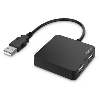 Hama USB-Hub, 4 Ports, 480 Mbit/s, 00200121