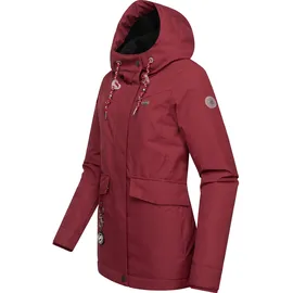 Ragwear Damen warme Winterjacke wasserdicht Jazmin Remake II Intl. Wine Red22 Gr. XXL - XXL