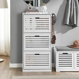 SoBuy Stanley 55 x 112 x 30 cm weiß / weiß