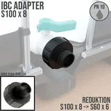 chengtud(cn) IBC Container-Adapter Reduzierung 3" auf 2" schwarz