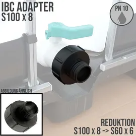 chengtud(cn) IBC Container-Adapter Reduzierung 3" auf 2" schwarz
