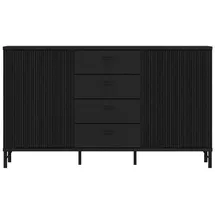wójcik Sideboard Lusaka Dekor Schwarz