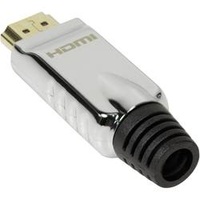 Logilink CHP001 HDMI Adapter [1x offene Kabelenden - 1x HDMI-Stecker] Schwarz, Silber