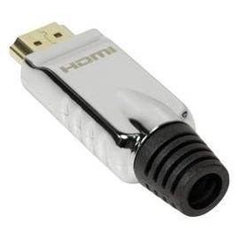 Logilink CHP001 HDMI Adapter [1x offene Kabelenden - 1x HDMI-Stecker] Schwarz, Silber
