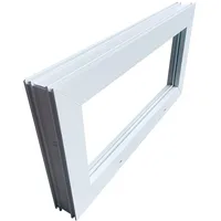 Kellerfenster weiss 80 x 50 cm Einfachglas