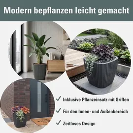 Prosperplast Oro 29 x 29 x 27 cm Dunkelgrau