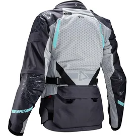 leatt adventure Adventure FlowTour 5.5 Textiljacke Schwarz/Hellgrau/Türkis 3XL
