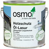 OSMO Holzschutz Öl-Lasur Effekt onyxsilber 2,50 l - 12100249
