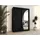 Mirjan24 Schwebetürenschrank Wika 150 x 0 x 0 cm Schwarz