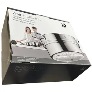 WMF Dämpfereinsatz 24 cm, Gemüse-/ Kartoffeldämpfer, Cromargan Edelstahl poliert, spülmaschinengeeignet