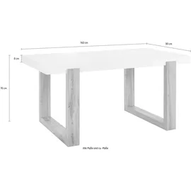 OTTO home Solid 160 x 76 x 90 cm weiß
