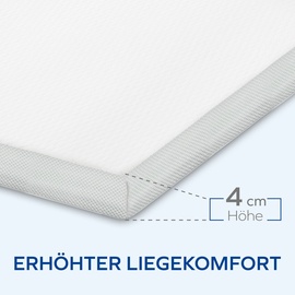 MLILY Matratzentopper Visko » AirCell Memory«, 4cm dick, 140x200 cm