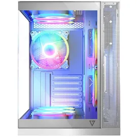 MODECOM VOLCNO Panorama Apex ARGB 3F MIDI WEISSES Gehäuse,