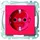 Merten Schuko-Steckdose rubinrot 1 St.