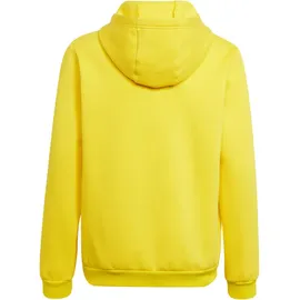 adidas Entrada 22 Sweat Hoodie Kinder Kapuzenpullover - team yellow/black, 128