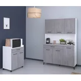 Parisot Küchenzeile Malice 2 200 cm grau