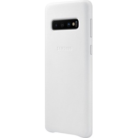 Samsung Leather Cover EF-VG973 für Galaxy S10 weiß