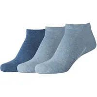 camano 3er Pack camano ca-Soft Sneakersocken 5500 - denim melange 39-42