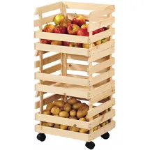 KESPER Kartoffel- & Obsthorde 3 tlg., FSC®-zertifiziertem Kiefernholz