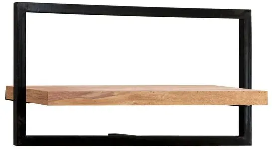 WOLFMÖBEL Wandregal Yoga 2.0 Holz Braun Sheesham