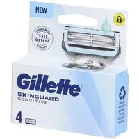 GILLETTE SKINGUARD SENSITIVE LAME - Lame de rechange à l'aloe vera pour rasoir mécanique. 4 pc(s)