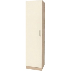 Seitenschrank WIHO KÜCHEN „Kiel“ Schränke Gr. B/H/T: 50 cm x 200 cm x 47 cm, 1 St., front: magolia, korpus: sonoma eiche Seitenschrank 50 cm breit