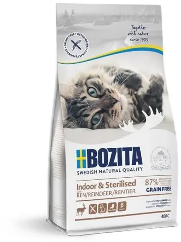 Bozita Indoor & Sterilised Grainfree Reindeer - 400 g