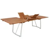 Gardissimo SAIGON Ausziehtisch 180-250 x 100 x 74 cm Akazie/silber